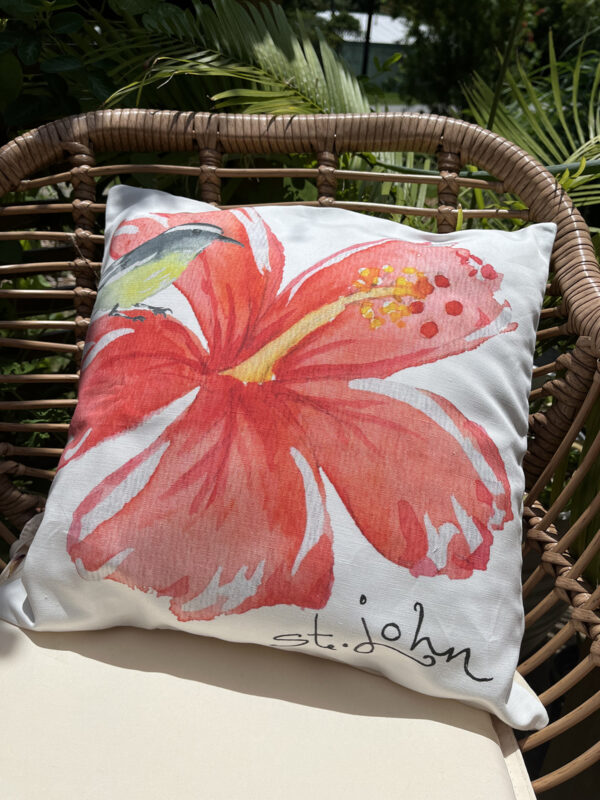 Hibiscus Outdoor Pillow Cover