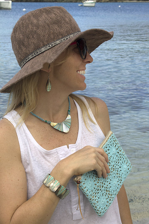 Mermaid Necklace Sea Blue