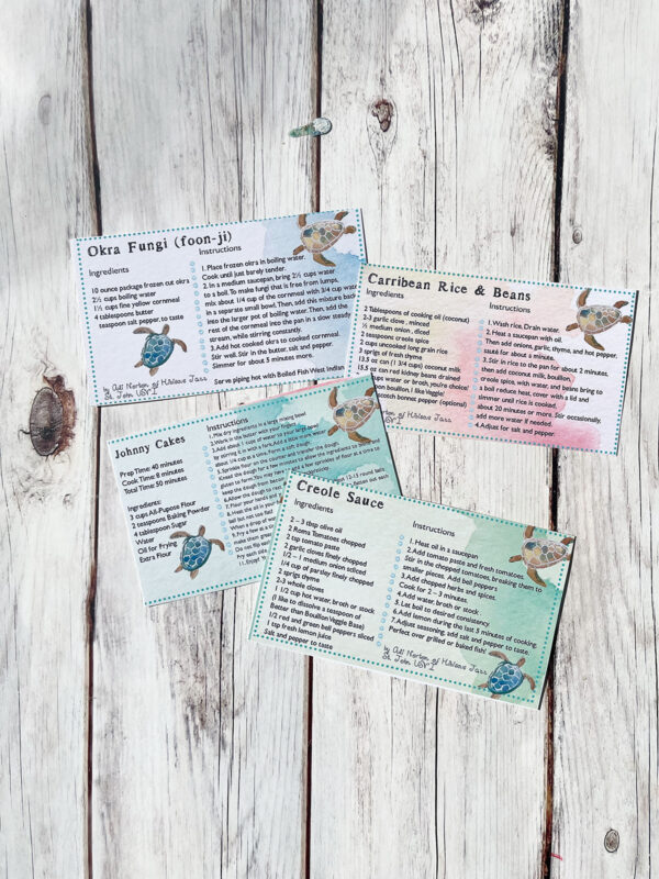 Recipe Cards Caribbean Staples(FREE DOWNLOAD)