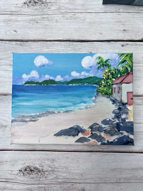 Cinnamon Bay St John USVI Original Painting