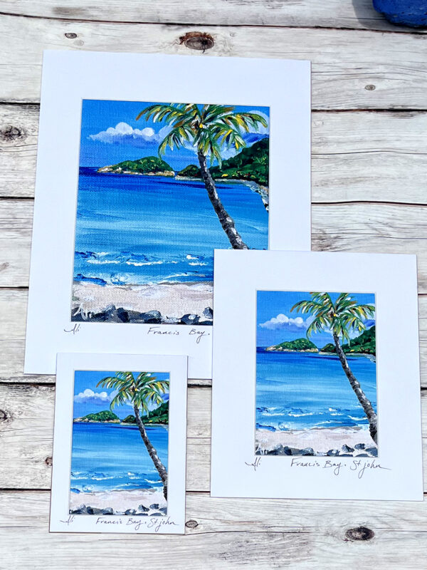 Francis Bay Beach St. John Art Print