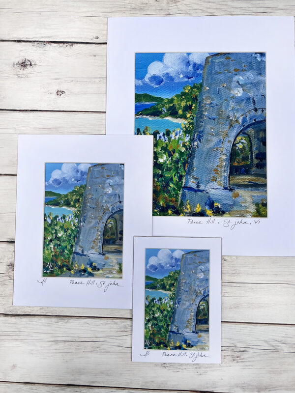 Peace Hill St. John Hiking Trail Art Print