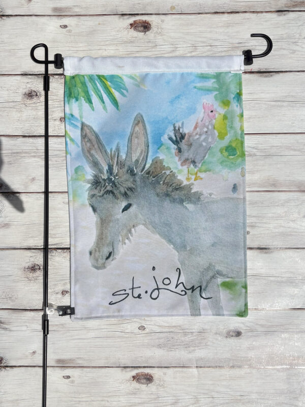 Garden Flag Baby Donkey Double-Sided