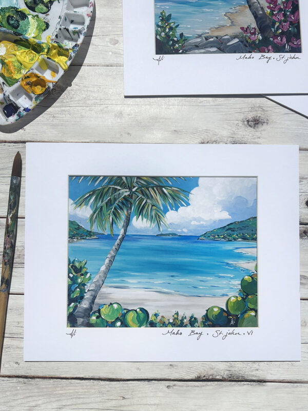 Maho Bay Horizon St. John Art Print